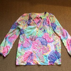 Lilly Pulitzer Elsa Silk blouse